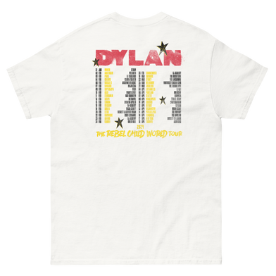Dylan White Tour T-Shirt Back