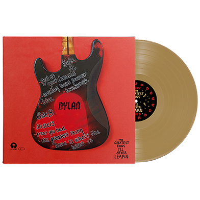 The Greatest Thing I'll Never Learn: Signed Gold Alternative Artwork LP BACK